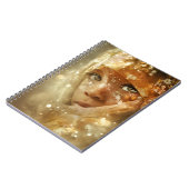 Droomachtig Kinderportret | Gouden Sluier Blik Notitieboek (Linkerzijde)