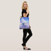 Droomachtig mystical Cosmic Eye Tote Bag (Op model)