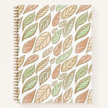Droomachtig Pastel Blad Drift Patroon 