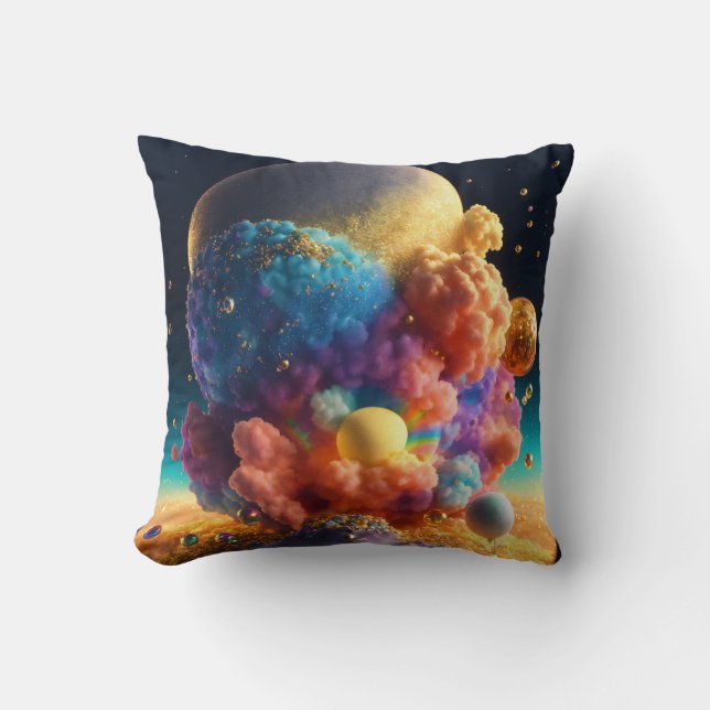 Droomachtig Rainbow Sky Pillow Design Kussen (Voorkant)