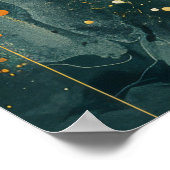 Droomachtig Surreal Ink Paintings Poster (Hoek)