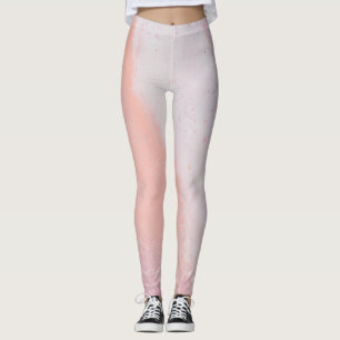 Droomachtig Waterverf Wildbloem Motief Dames Le Leggings