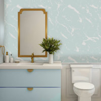 Droomachtig zacht aqua groen blauw marmer