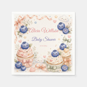 Droomachtige Blauwe Baby Shower Servet