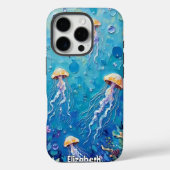 Droomachtige diepten: Jellyfish Fantasy Case-Mate iPhone Case (Achterkant)