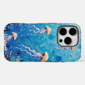 Droomachtige diepten: Jellyfish Fantasy Case-Mate iPhone Case (Achterkant (horizontaal))