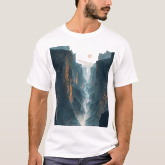Droomachtige Hemelse Kloof met Ster-uitgehouwen Kl T-shirt