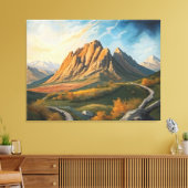 Droomachtige Horizons Canvas Afdruk (Insitu (Woonkamer))