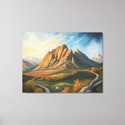 Droomachtige Horizons Canvas Afdruk (Voorkant)