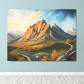 Droomachtige Horizons Canvas Afdruk (Insitu (Houten vloer))