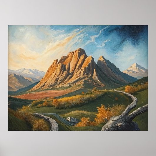 Droomachtige Horizons Poster (Voorkant)