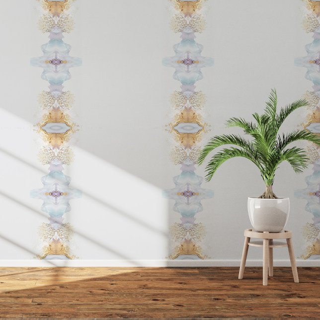 Droomachtige tinten: Minimalistische pastelschil e Behang (Dreamy Hues: Minimalist Pastel Peel and Stick Wallpaper)