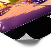 Droomachtige versie van de Eiffeltoren in Parijs Poster (Hoek)