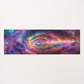 Droomachtige wolken op yogamat (Achterkant (horizontaal))