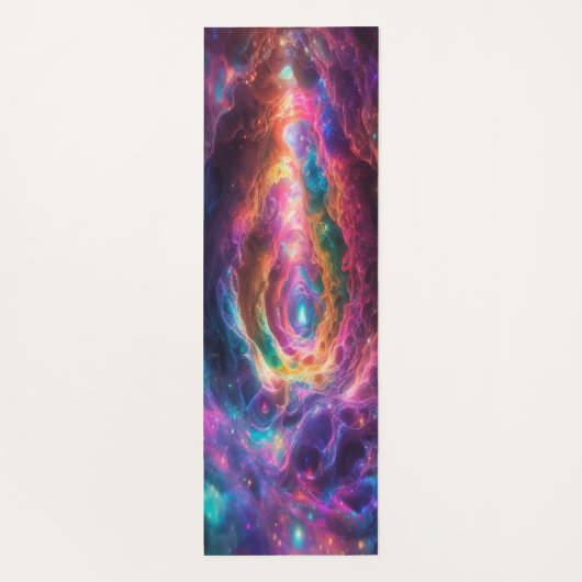 Droomachtige wolken op yogamat (Achterkant)