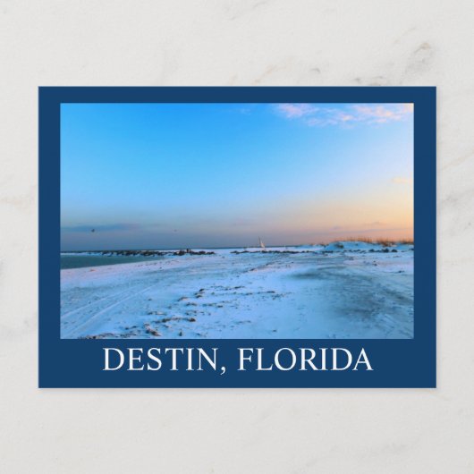 Droomavond in Destin, Florida Briefkaart (Voorkant)
