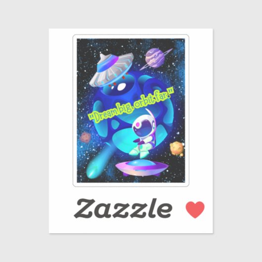 DROOMBAAN VER WEG STICKER (Vel)