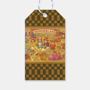 Droombeeld Alice Avonturen in Wonderland Kaart Cadeaulabel