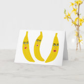 Droombeeld Banaan Trio Aangepast Kaart (Gele Bloem)