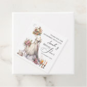 Droombeeld Huwelijksjurk Bruidsmeisjesfeest Bedankjes Labels (In situ)