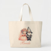 Droombeeld Kabouter Bruid Trouw Tas Cadeau (Voorkant)