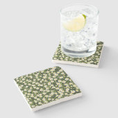 Droombeeld Madeliefweide Coasters Set Stenen Onderzetter (Zijkant)