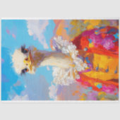 Droombeeld Struisvogel Meubel Decoupage Tissuepapier (Voorkant)