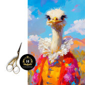 Droombeeld Struisvogel Meubel Decoupage Tissuepapier