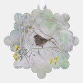 droombeeld van het land ornament kaart (Achterkant)