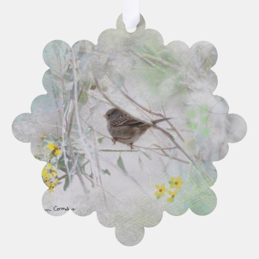 droombeeld van het land ornament kaart (Achterkant)