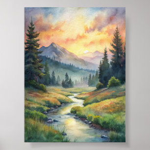 Droombeeld van sereniteit poster