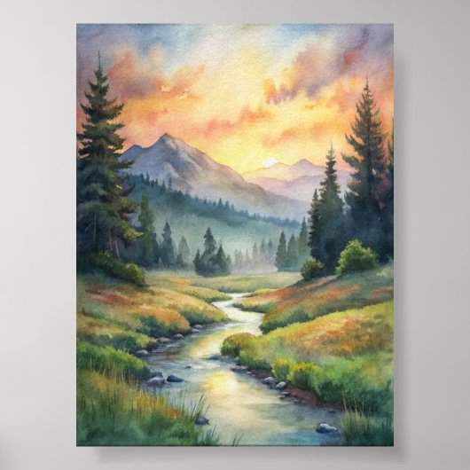 Droombeeld van sereniteit poster (Voorkant)