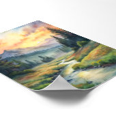 Droombeeld van sereniteit poster (Hoek)