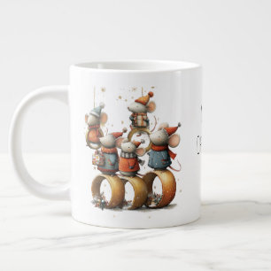 Droombeeld Vijf Gouden Ringen 12 Dagen Kerstmis Grote Koffiekop