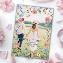 Droombeeld Wilde Bloemen Foto Tuin Bruiloft