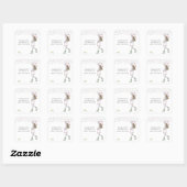 Droombeeld Zwangere Moeder Baby Shower Sticker (Vel)