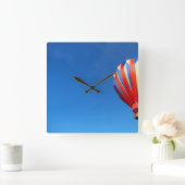 Droombeeldige Luchtballon Vierkante Klok (Huis)