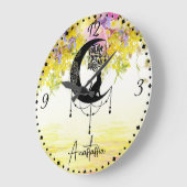 Droombestrijder met kat | Volg uw dromen Grote Klok (Hoek)