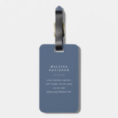 Droombloemen Bagage Label (Achterkant verticaal)