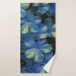 Droombloemen in de kunststijl Vincent Van Gogh. Ar Badhanddoek
