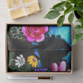 Droombloemen 's Nachts Decoupage Tissuepapier (Geschenk)