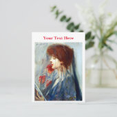 Droomboek van Alice Pike Barney Feestdagenkaart (Staand voorkant)