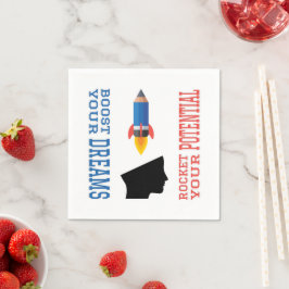 Droombooster en potentiële raket servet