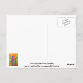 Droomboot A Cubist Junk in de kleuren van de eerst Briefkaart (Achterkant)