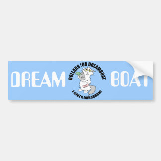 Droomboot - Dollars voor droombumper sticker