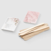 Droombruidsceremonie voor bruiloft Blush Pink-ID81 Handwaaier (Niet-gemonteerd)