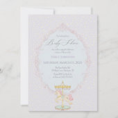 Droomcarrousel Baby Shower Kaart (Voorkant)
