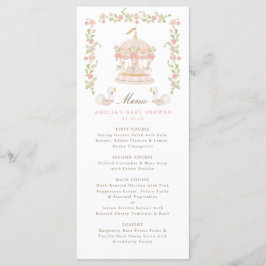 Droomcarrousel Baby Shower Menu