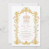 Droomcarrousel Baby Shower Uitnodiging (Voorkant)