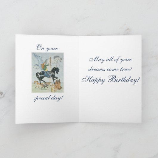 "Droomcarrousel" Kaart (Binnen)